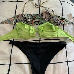 H&M | Two Bikini Tops + Bottom